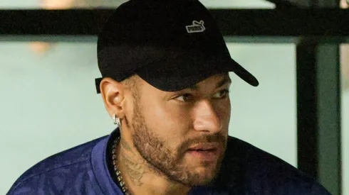 Neymar durante jogo do Peixe no Couto Pereira.