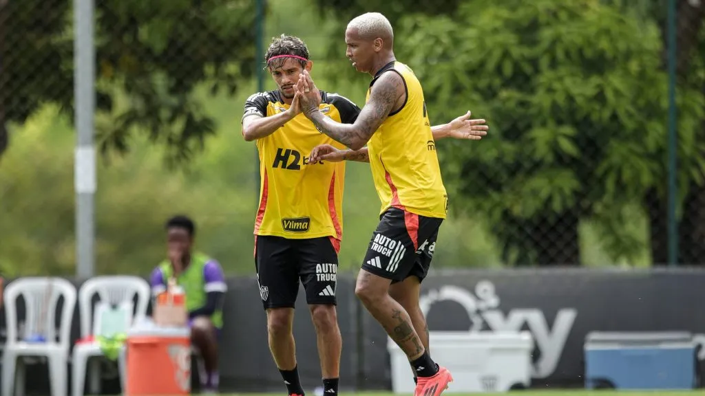 Jogo treino do Atlético-MG e o sub-20 do Coimbra. Foto: Pedro Souza / Atlético