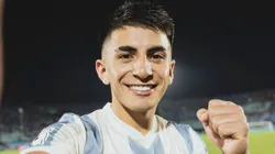 Ex-Botafogo, Thiago Almada comemorando pela Seleção Argentina - Foto: Reprodução/Argentina