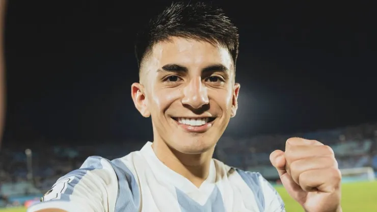 Ex-Botafogo, Thiago Almada comemorando pela Seleção Argentina - Foto: Reprodução/Argentina