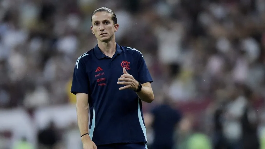Filipe Luis é o técnico do Flamengo. Foto: Alexandre Loureiro/AGIF
