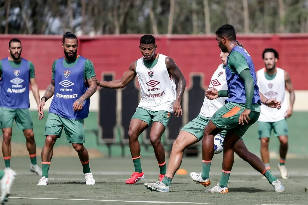 Fluminense segue se preparando para a estreia do Brasileirão, no próximo sábado (29). FOTO: LUCAS MERÇON / FLUMINENSE F.C.