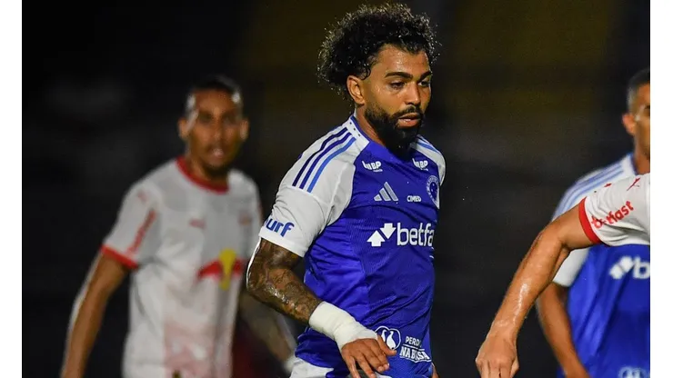 Gabigol em Cruzeiro x RB Bragantino. Foto de Ari Ferreira/Red Bull Bragantino.