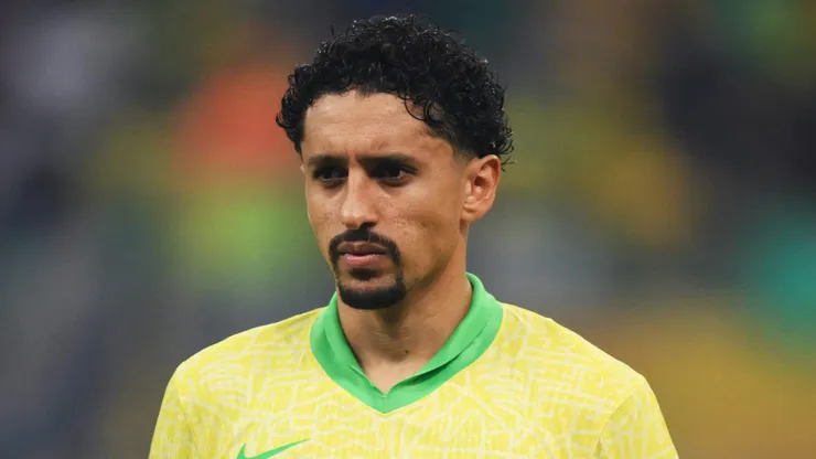 Marquinhos em partida do Brasil. Photo by Pedro Vilela/Getty Images