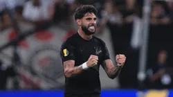 Yuri Alberto jogador do Corinthians comemora seu gol - Foto: Ettore Chiereguini/AGIF