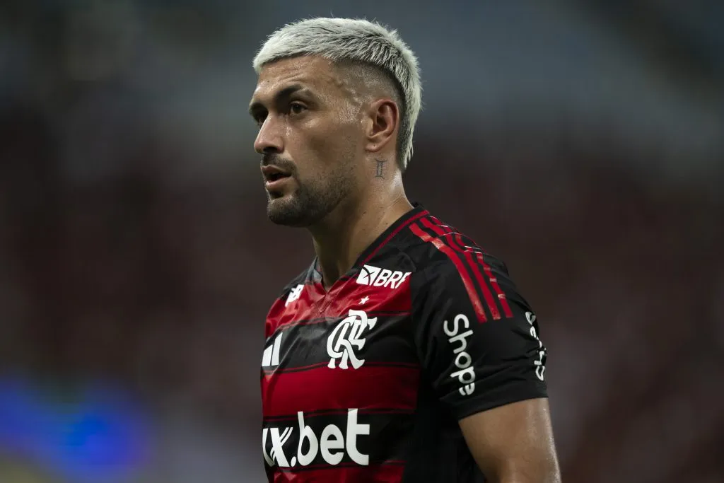 De Arrascaeta em ação pelo Flamengo. Foto: Jorge Rodrigues/AGIF