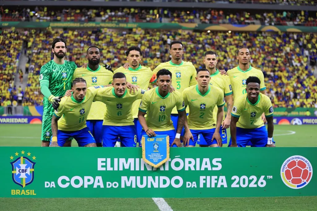 Titulares na vitória sobre a Colômbia. Photo by Buda Mendes/Getty Images