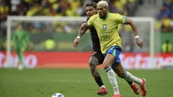 Joelinton, jogador do Brasil, durante partida contra o Colombia no estadio Mane Garrincha pelo campeonato Eliminatorias Copa Do Mundo 2026. Foto: Mateus Bonomi/AGIF