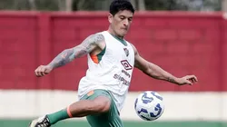 Germán Cano durante atividade pelo Fluminense - Foto: Lucas Merçon/Fluminense