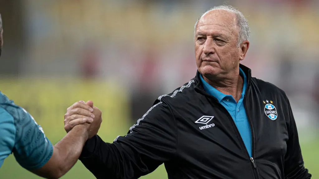 Luiz Felipe Scolari no comando técnico do Grêmio em 2021 – Jorge Rodrigues/AGIF