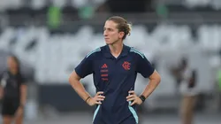 Filipe Luís no comando do Flamengo durante o Cariocão 2025 - Thiago Ribeiro/AGIF