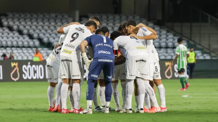 Jogadores do Santos - Foto: Robson Mafra/AGIF