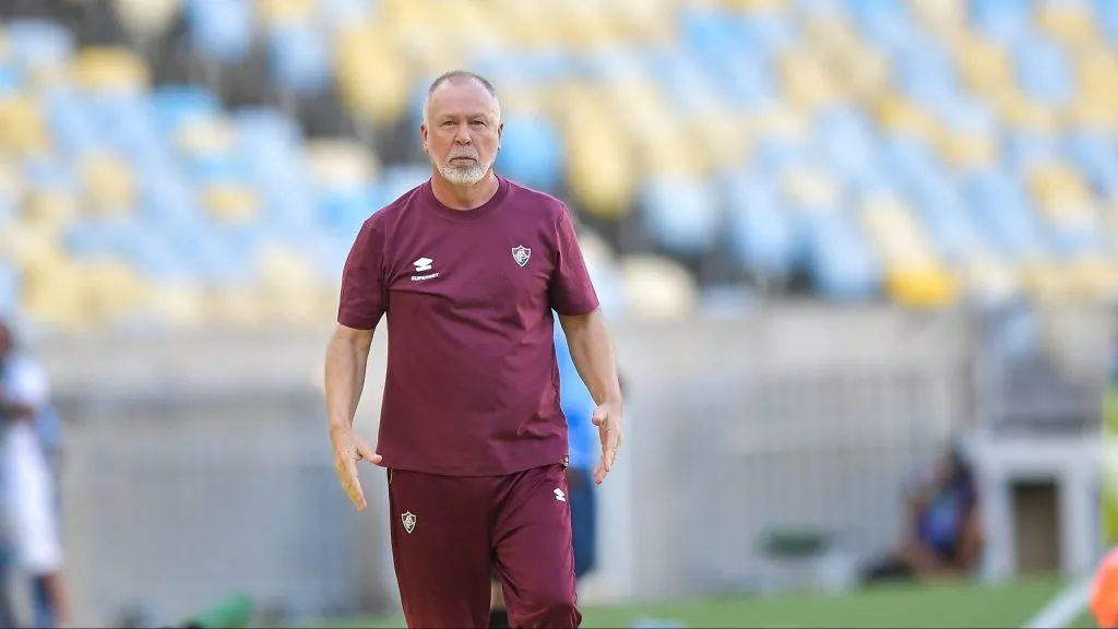 Mano Menezes comanda o Fluzão desde a temporada passada. Foto: Thiago Ribeiro/AGIF.