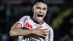 Atacante quando defendia o Botafogo-SP. Foto: Agência Botafogo