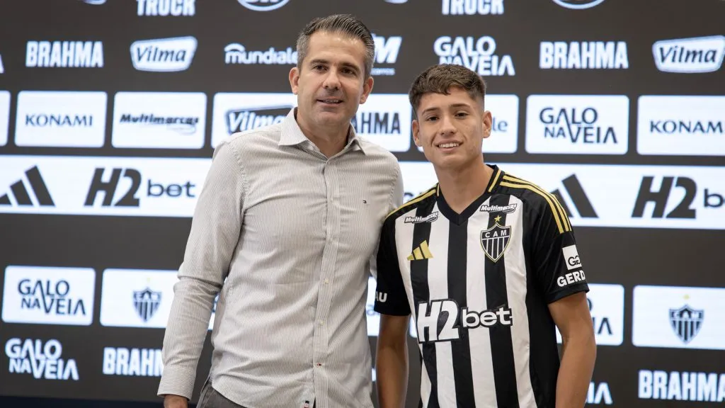 Iván Román foi anunciado por Victor - Foto: Pedro Souza/Atlético-MG.