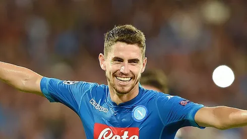 Jorginho durante jogo do Napoli em agosto de 2017.