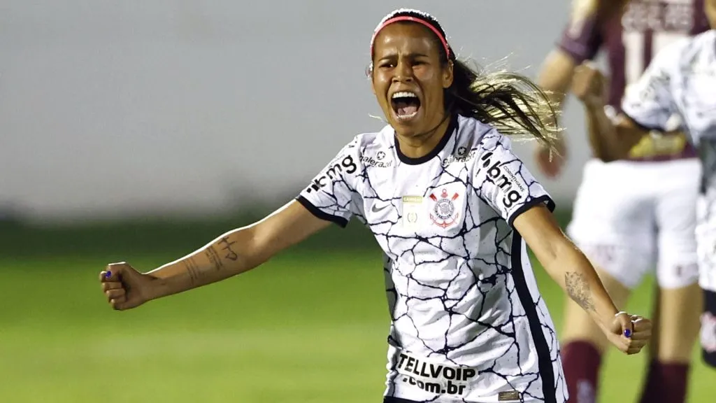 Victoria Albuquerque pelo Corinthians em 2020. Foto: Thiago Calil/AGIF