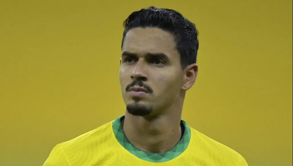 Lucas Veríssimo também defendeu a Seleção Brasileira. Photo by Pedro Vilela/Getty Images