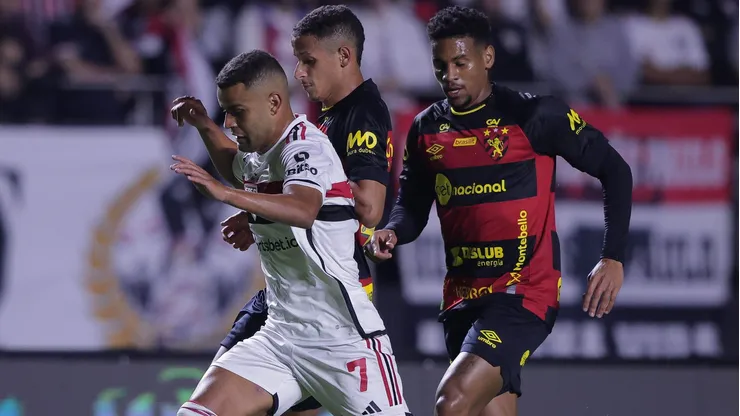 último confronto entre São Paulo x Sport foi na Copa do Brasil de 2023. Foto: Ettore Chiereguini/AGIF