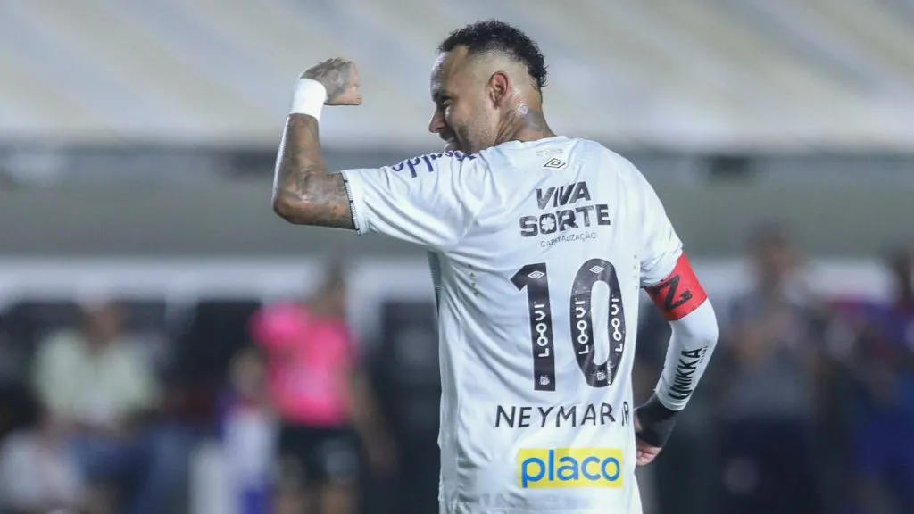 Neymar jogador do Santos – Foto: Reinaldo Campos/AGIF