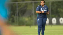 Treinadora Thaissan Passos tem muitas baixas para o próximo jogo. Foto: Rodrigo Fatturi / Grêmio FBPA