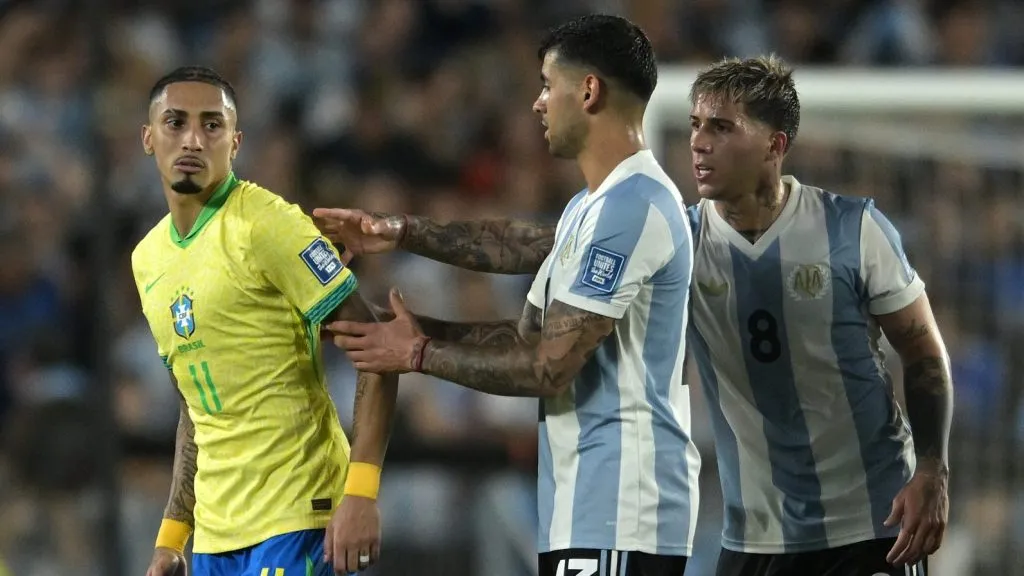 Seleção Brasilenta contra Argentina