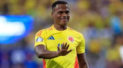 Jhon Arias em ação pela Seleção Colombiana - Foto: Reprodução/Seleção Colombiana