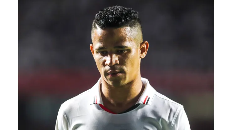 Erick jogador do São Paulo durante partida contra o Bragantino no estádio Morumbi pelo campeonato Paulista 2024. Foto: Reinaldo Campos/AGIF