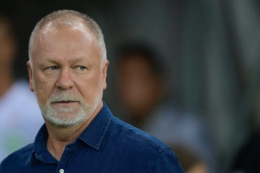 Mano Menezes técnico do Fluminense durante partida contra o Boavista no estádio Maracanã pelo campeonato Carioca 2025. Foto: Thiago Ribeiro/AGIF