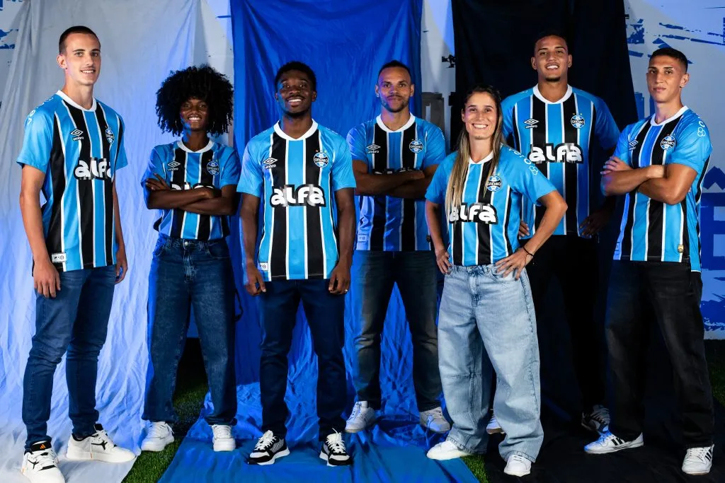 Nova camisa do Grêmio 2025. FOTO: LUCAS UEBEL/GRÊMIO