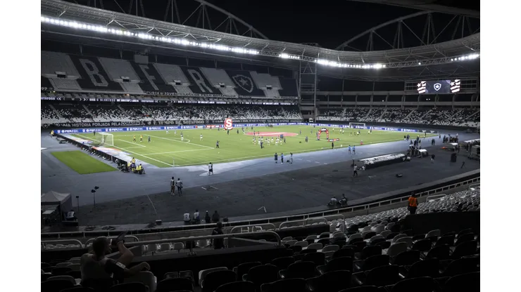 Vista geral do estádio Nilton Santos para partida entre Botafogo e Volta Redonda pelo campeonato Carioca 2025. Foto: Jorge Rodrigues/AGIF
