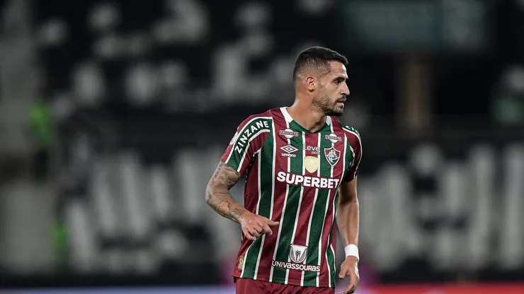 Renato Augusto jogador do Fluminense durante partida contra o Vasco no estádio Engenhão pelo campeonato Brasileiro A 2024. Foto: Thiago Ribeiro/AGIF