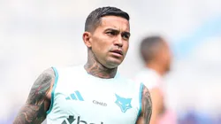 Dudu, jogador do Cruzeiro durante aquecimento antes da partida contra o Betim no estadio Mineirao pelo campeonato Mineiro 2025. Foto: Gilson Lobo/AGIF