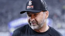 SP - SAO PAULO - 09/02/2025 - PAULISTA 2025, CORINTHIANS X SAO BERNARDO - Augusto Melo presidente do Corinthians durante partida contra o Sao Bernardo no estadio Arena Corinthians pelo campeonato Paulista 2025. Foto: Marcello Zambrana/AGIF