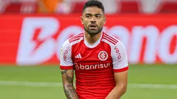 Bruno Tabata foi um dos atletas poupados no treino e fez apenas exercícios leves