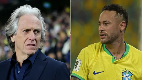 Neymar é contra Jorge Jesus na Seleção Brasileira por rixas na Arábia Saudita, diz jornalista - Foto: Ahmad Mora e Pedro Vilela/Getty Images