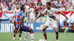 Fluminense perdeu para o Fortaleza na última vez que jogou no Castelão. Foto: Lucas Merçon/Fluminense FC