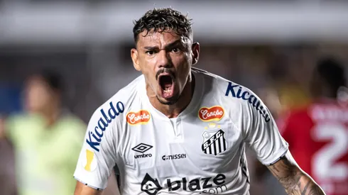 Tiquinho Soares jogador do Santos - Foto: Abner Dourado/AGIF