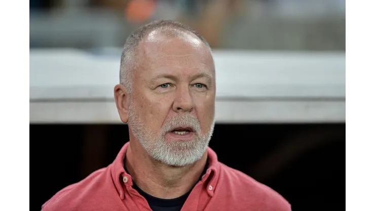 Mano Menezes ex-técnico do Fluminense durante partida contra o Juventude no estádio Maracanã pelo campeonato Copa Do Brasil 2024. Foto: Thiago Ribeiro/AGIF