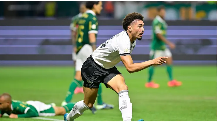 Adryelson em partida do Brasileirão entre Botafogo e Palmeiras. Foto: Eduardo Carmim / Alamy Stock Photo