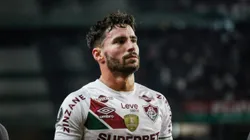 Martinelli jogador do Fluminense durante partida contra o Grêmio no estádio Couto Pereira pelo campeonato Copa Libertadores 2024.