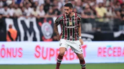 Renato Augusto, jogador do Fluminense, durante partida contra o Corinthians no estadio Arena Corinthians pelo campeonato Brasileiro A 2024. Foto: Ettore Chiereguini/AGIF