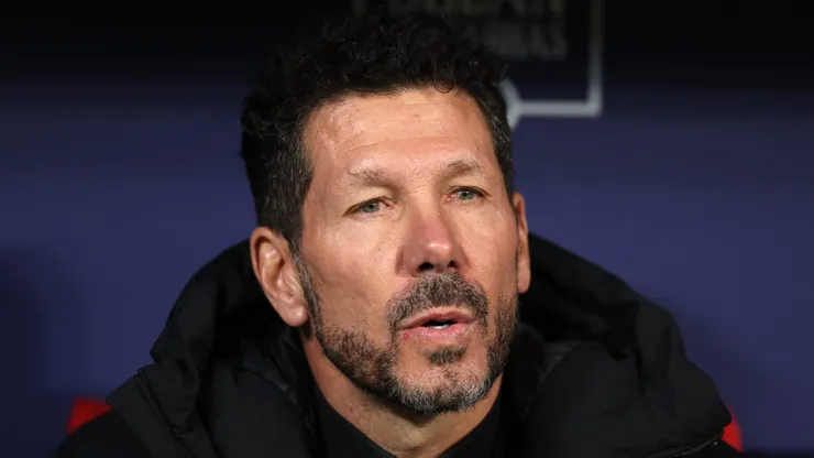 Simeone, técnico do Atlético de Madrid - Foto: Florencia Tan Jun/Getty Images