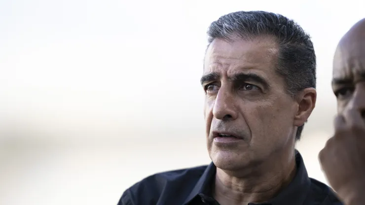Renato Paiva tecnico do Botafogo durante partida. Foto: Jorge Rodrigues/AGIF