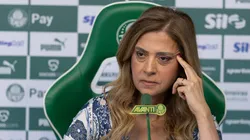 Leila Pereira em coletiva de imprensa
