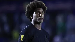 Talles Magno, jogador do Corinthians, durante partida contra o Bragantino no estadio Nabi Abi Chedid pelo campeonato Paulista 2025. Foto: Marcello Zambrana/AGIF