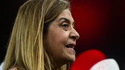 Leila Pereira durante partida pelo Brasileirão 2024.