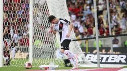 Nuno Moreira comemora seu primeiro gol com a camisa do Vasco. Foto: Matheus Lima/Vasco.