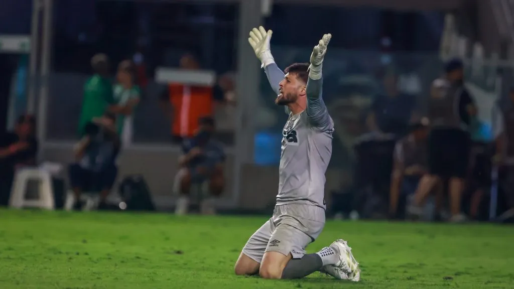 Tiago Volpi reforçou o Grêmio no início desta temporada – Foto: Luiz Erbes/AGIF