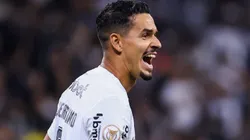 Lucas Veríssimo durante partida entre Corinthians e Flamengo, na Neo Química Arena, pelo Brasileirão 2023.